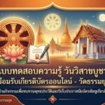 แบบทดสอบความรู้ วันวิสาขบูชา