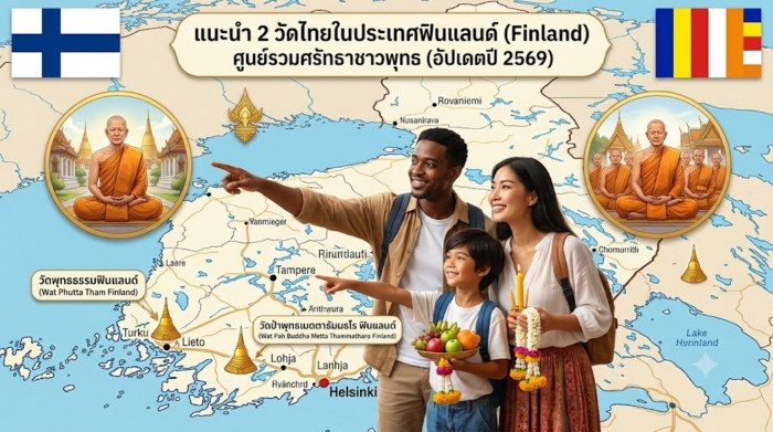 แนะนำ 2 วัดไทยในประเทศฟินแลนด์ (Finland) ศูนย์รวมศรัทธาชาวพุทธ (อัปเดตปี 2569)