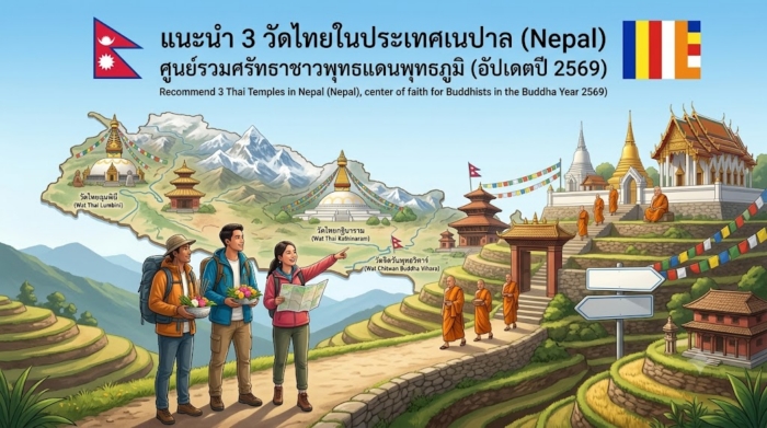 แนะนำ 3 วัดไทยในประเทศเนปาล (Nepal) ศูนย์รวมศรัทธาชาวพุทธแดนพุทธภูมิ (อัปเดตปี 2569)