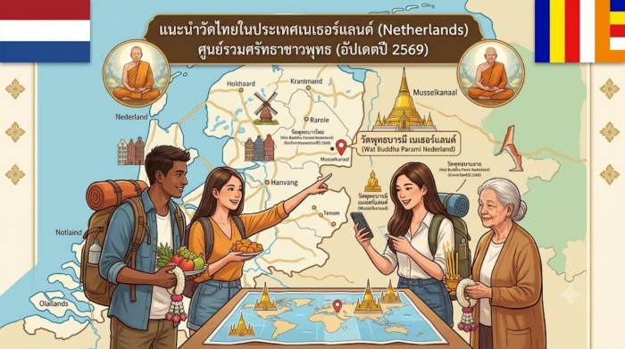 แนะนำวัดไทยในประเทศเนเธอร์แลนด์ (Netherlands) ศูนย์รวมศรัทธาชาวพุทธ (อัปเดตปี 2569)