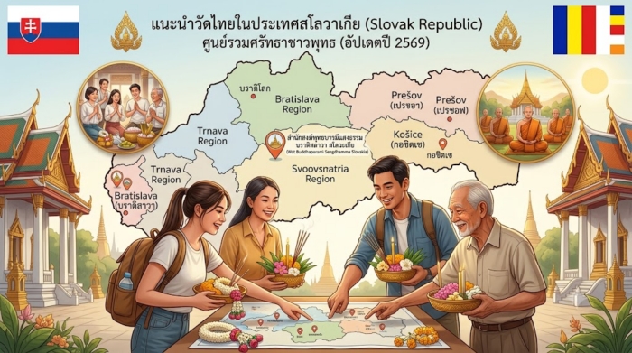 แนะนำวัดไทยในประเทศสโลวาเกีย (Slovak Republic) ศูนย์รวมศรัทธาชาวพุทธ (อัปเดตปี 2569)
