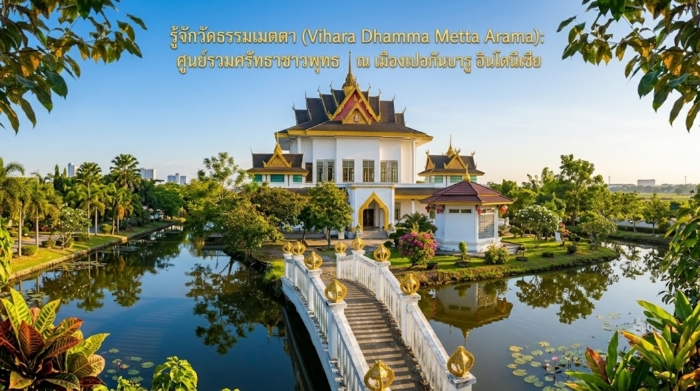 รู้จักวัดธรรมเมตตา (Vihara Dhamma Metta Arama): ศูนย์รวมศรัทธาชาวพุทธ ณ เมืองเปอกันบารู อินโดนีเซีย