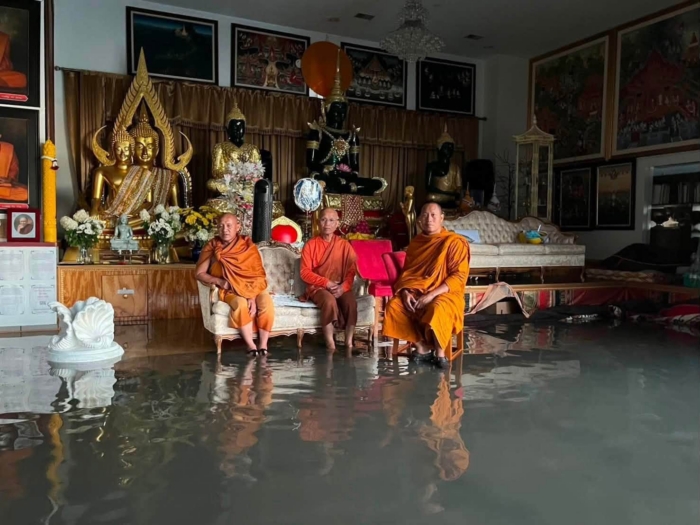 รายงานสถานการณ์น้ำท่วม "วัดพุทธคุณาราม" (Wat Buddhakunaram) รัฐนิวยอร์ก สหรัฐอเมริกา (สิงหาคม 2569)
